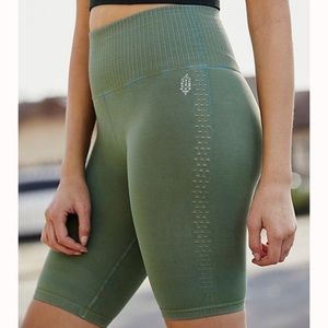 NWOT Free People 🌱 Good Karma bike shorts